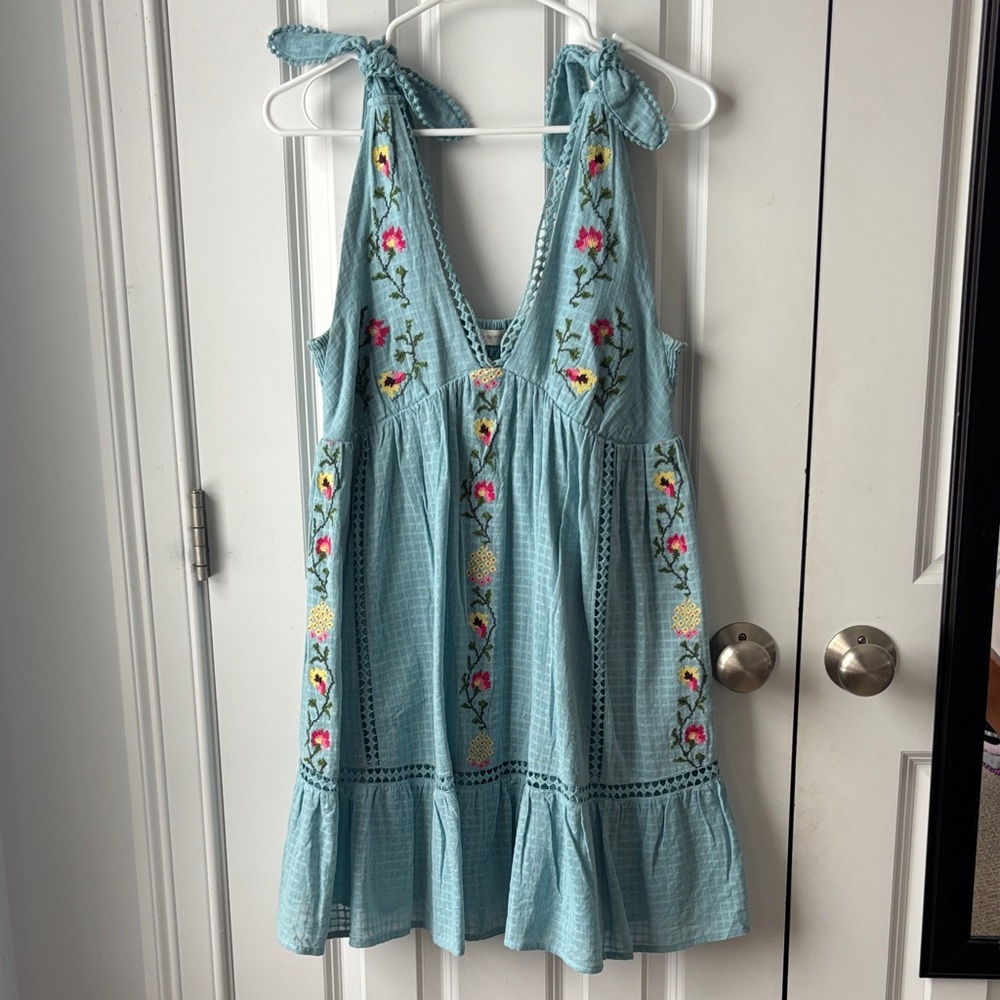 Urban Outfitters Dress with Floral Embroidery